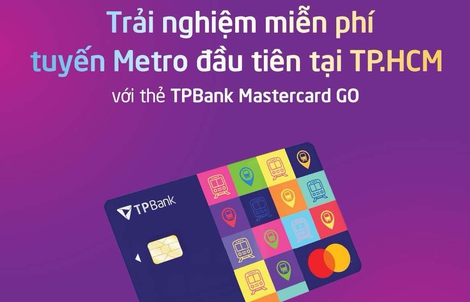 Khách hàng dùng TPBank Mastercard GO, trải nghiệm metro miễn phí ngay từ lúc này