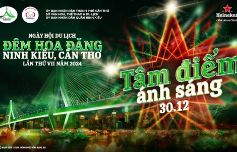 Cần Thơ thắp sáng Ngày Hội Du lịch - Đêm Hoa đăng Ninh Kiều lần thứ VII cùng Heineken