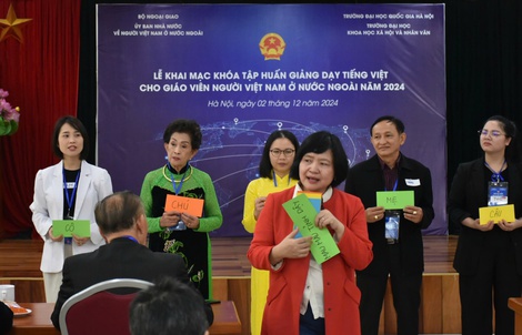 Chia sẻ phương pháp dạy tiếng Việt cho trẻ em ở nước ngoài