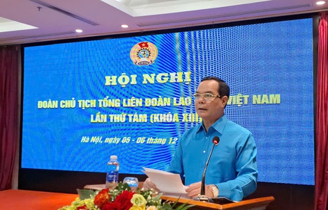 Công đoàn tập trung chăm lo Tết cho đoàn viên, người lao động