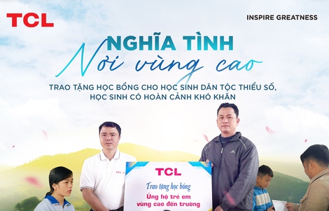 TCL mang Tết ấm đến trẻ em Cao Bằng: Gắn kết yêu thương qua công nghệ