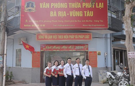 Tỉnh Bà Rịa - Vũng Tàu chính thức có Văn phòng Thừa phát lại