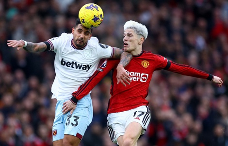 Sao trẻ Garnacho tỏa sáng, Man United vùi dập West Ham 