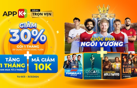 Cuộc đua giành ngôi vương Ngoại hạng Anh và nhiều chương trình độc đáo khác đổ bộ trên K+