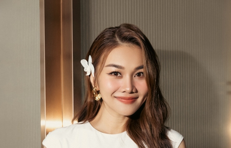 Thanh Hằng dịu dàng, nữ tính hơn từ khi lấy chồng