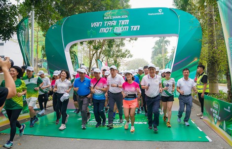 Giải chạy "Vietcombank Run & Share 2024: Vạn trái tim - Một niềm tin"