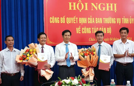 Tây Ninh điều động, bổ nhiệm nhiều vị trí nhân sự chủ chốt
