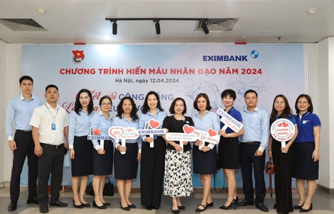 Eximbank tổ chức ngày hội hiến máu vì cộng đồng năm 2024