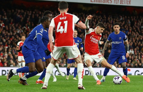 Arsenal thắng "hủy diệt" Chelsea, Havertz xát muối vào nỗi đau đội cũ