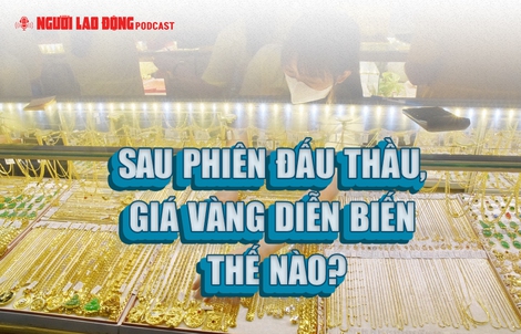 Sau phiên đấu thầu, giá vàng diễn biến thế nào?