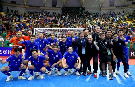 Futsal Thái Lan được Madam Pang thưởng lớn cho vé dự World Cup