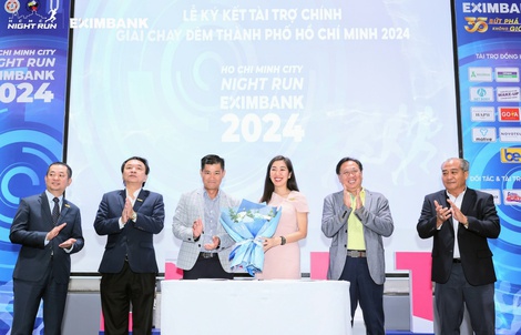 Công bố giải chạy đêm “Ho Chi Minh City Night Run Eximbank 2024”