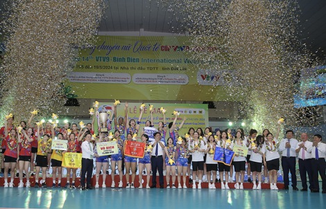 PFU BlueCats vô địch Cúp bóng chuyền VTV9-Bình Điền 2024