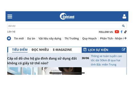 Kết luận sai phạm liên quan trang web cafeland.vn