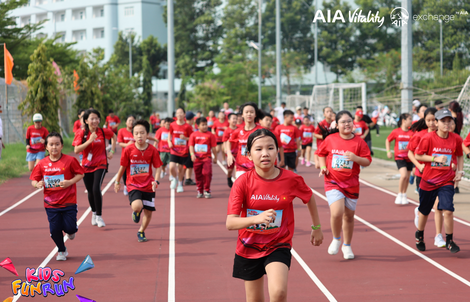 AIA Việt Nam mang đến sân chơi cho các em nhỏ thông qua chuỗi sự kiện "Kids Fun Run"