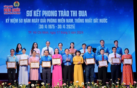 Công đoàn Viên chức TP HCM: Thực hiện nhiều công trình thi đua ý nghĩa