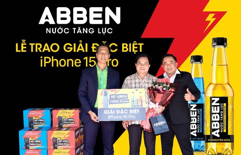 Nước tăng lực ABBEN tạo làn sóng săn iPhone 15 Pro miễn phí