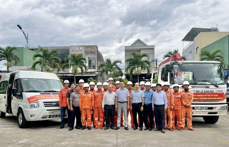 EVNCPC điều thêm 180 nhân lực tăng cường hỗ trợ dự án đường dây 500kV mạch 3 từ Quảng Trạch đến Phố Nối