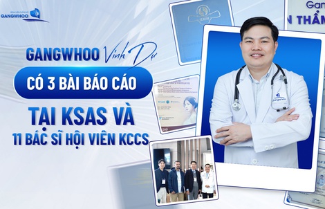 Gangwhoo vinh dự có 3 bài Báo cáo tại KSAS và 11 Bác sĩ trở thành Hội viên KCCS