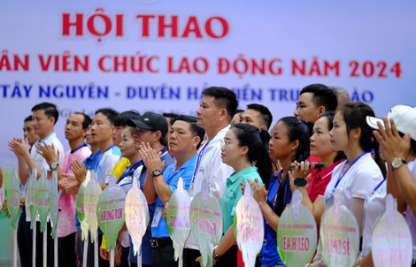 Tập đoàn Công nghiệp Cao su Việt Nam khai mạc Hội thao công nhân viên chức lao động