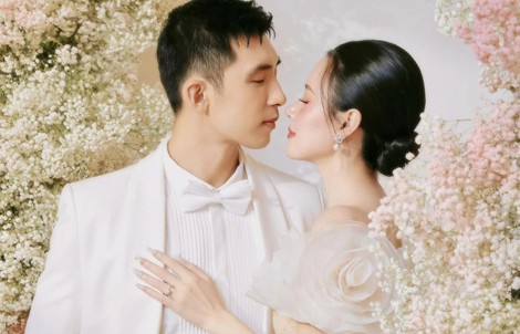 Mỹ nhân Midu với cảm hứng từ hoa trong ảnh cưới cùng chồng đại gia