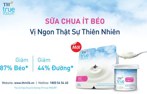 Tập đoàn TH ra mắt sản phẩm Sữa chua Ít béo TH true YOGURT mới