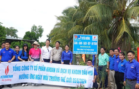 PV Drilling tặng 10.000 cây xanh cho “Thành phố xanh quốc gia” Cần Thơ