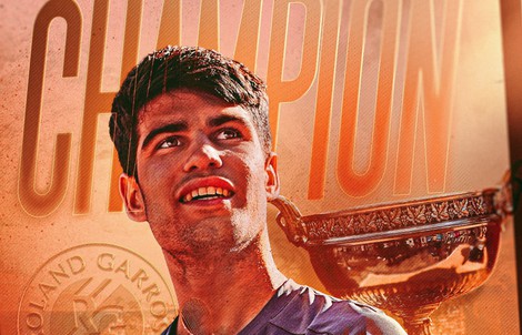 Alcaraz lập kỷ lục mới, vượt "Big 3" khi vô địch Roland Garros