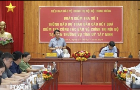 Bộ trưởng Bộ Công an Lương Tam Quang làm việc tại tỉnh Tây Ninh 