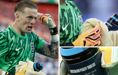 Euro 2024: "Chiếc bình nước huyền thoại" và kỳ tích Jordan Pickford