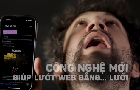 Đột phá: Công nghệ mới giúp lướt web bằng… lưỡi