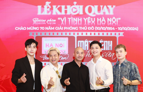 Khởi quay series phim "Vì tình yêu Hà Nội"