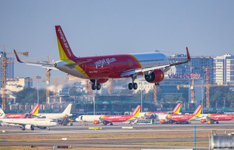 Vietjet tăng 25.000 chỗ trên toàn mạng bay