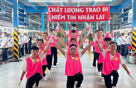 Công đoàn cơ sở treo hơn 300 giải thưởng cho công nhân có hiến kế xuất sắc