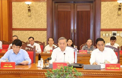 Tổng Bí thư, Chủ tịch nước Tô Lâm chủ trì cuộc họp của Tiểu ban Văn kiện Đại hội XIV