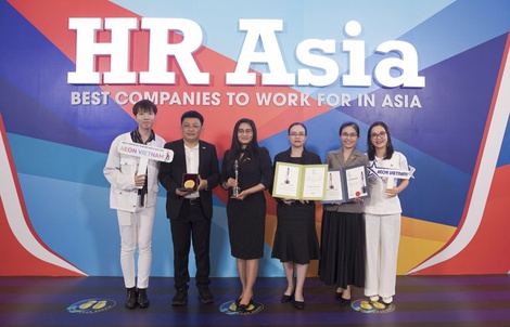 AEON Việt Nam nhận liên tiếp 2 giải thưởng tại HR Asia Award 2024