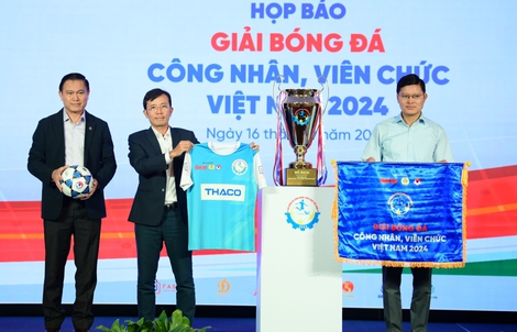 Bốc thăm chia bảng Giải Bóng đá công nhân, viên chức Việt Nam 2024