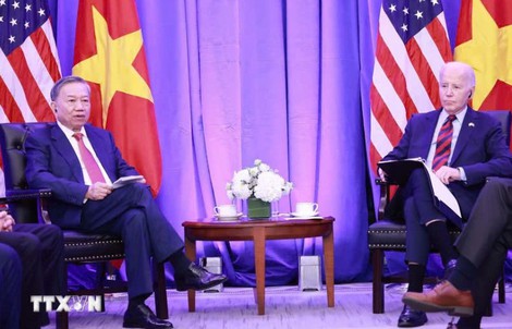 Tổng Bí thư, Chủ tịch nước Tô Lâm gặp Tổng thống Mỹ Joe Biden