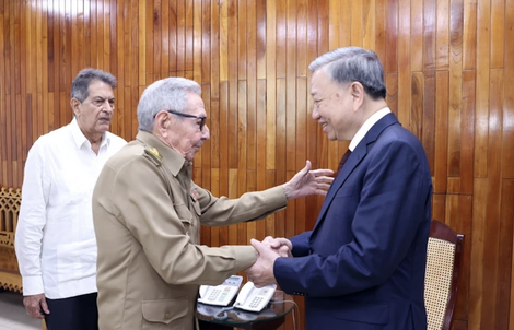 Tổng Bí thư, Chủ tịch nước gặp Lãnh tụ Cách mạng Cuba, Đại tướng Rául Castro Ruz