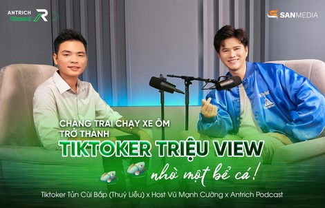 Từ chàng trai chạy xe ôm trở thành TikToker triệu view nhờ một bể cá