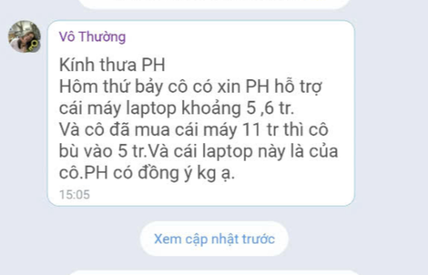 Vụ cô giáo "xin phụ huynh mua laptop bất thành": Lãnh đạo UBND quận 1 lên tiếng
