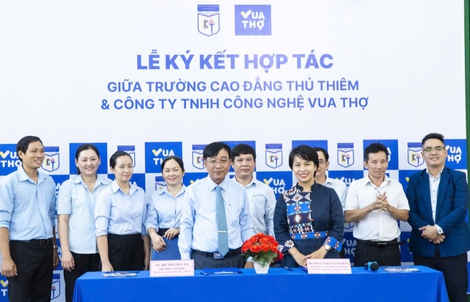 Cao Đẳng Thủ Thiêm và Vua Thợ hợp tác phát triển nguồn nhân lực trẻ