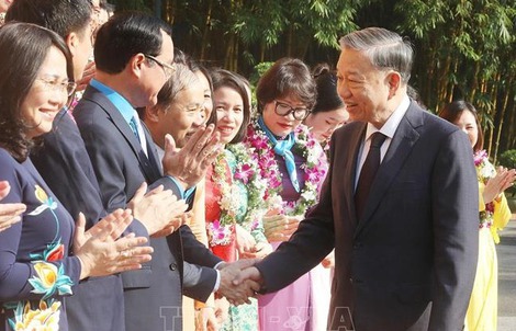 Tổng Bí thư, Chủ tịch nước Tô Lâm gặp mặt đại biểu "Tham mưu giỏi, phục vụ tốt"