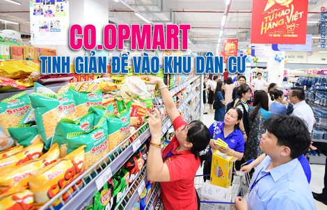 Co.opmart tinh giản để vào khu dân cư