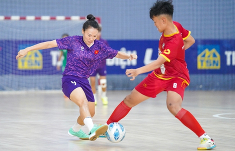 Futsal nữ Việt Nam hoàn thiện đội hình dự vòng loại châu Á