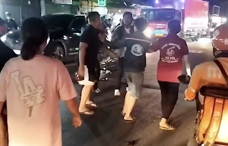 Nam thanh niên bị đánh trên đường Tô Ký, quận 12