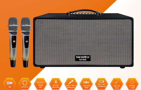 SoundMax M-66: Khi thiết kế và chất âm hòa chung giai điệu đẹp