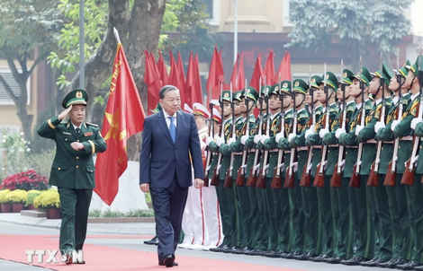 Tổng Bí thư Tô Lâm thăm, làm việc tại Bộ Tư lệnh Bộ đội Biên phòng