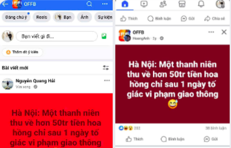 CSGT nói gì về thông tin thu về 50 triệu/ngày từ tố giác vi phạm giao thông?