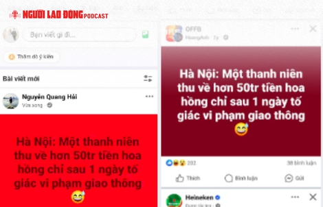 Thực hư việc "thu 50 triệu đồng/ngày nhờ tố giác vi phạm giao thông"?